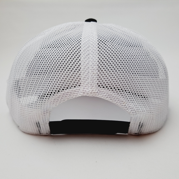 CAT Caterpillar Embroidered Patch Otto Flat Bill Trucker Mesh Adult Humor - Picture 4 of 4